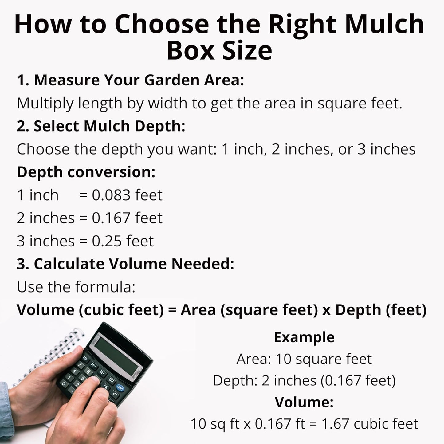 Premium Black Wood Mulch for Landscaping, Gardens, Lawns, Potting Media, and Potted Plants (0.7 CF - 20 L - 21 QTS)