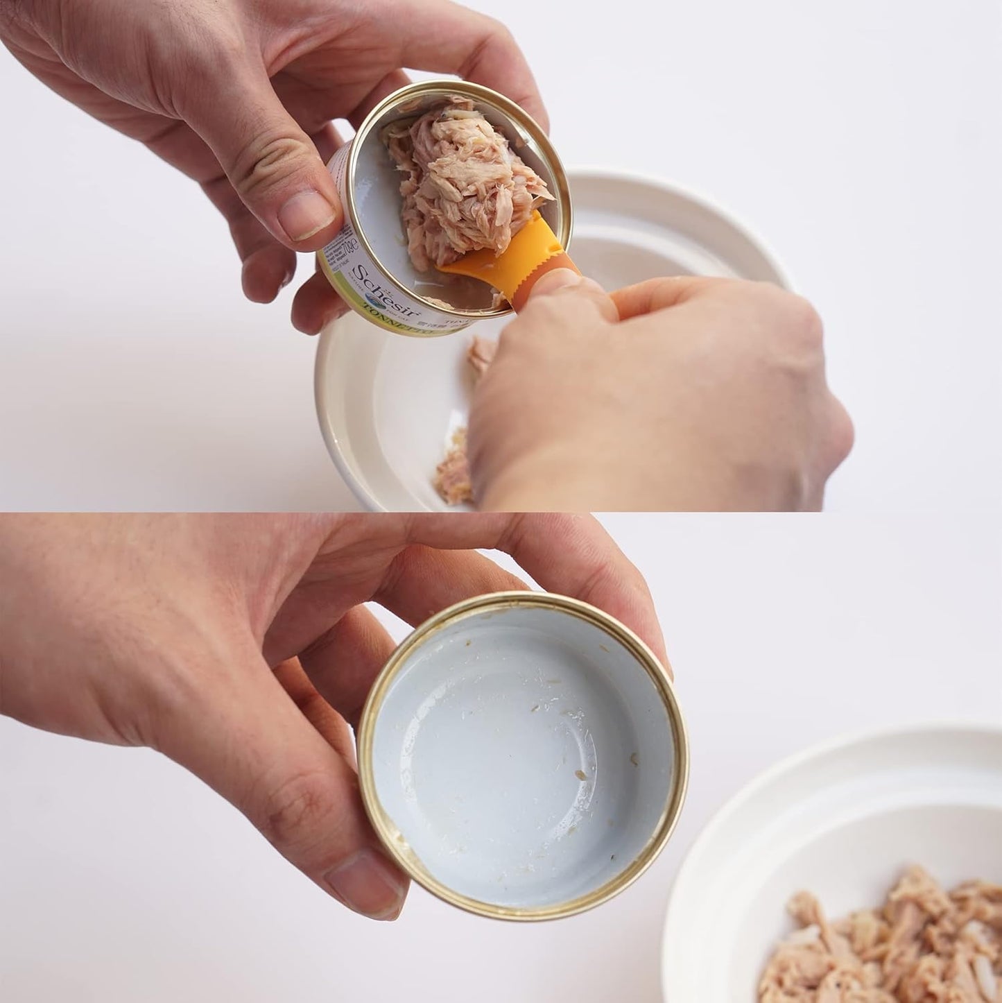 Meow&Woof Cat Wet Food Spoon, Mini Spatula for Pet Canned Food, BPA Free Can Spoons for Animal Feeding, Small Jars Spatulas, Easy Clean Scraper for Dog Food Cans (2 Spoons)