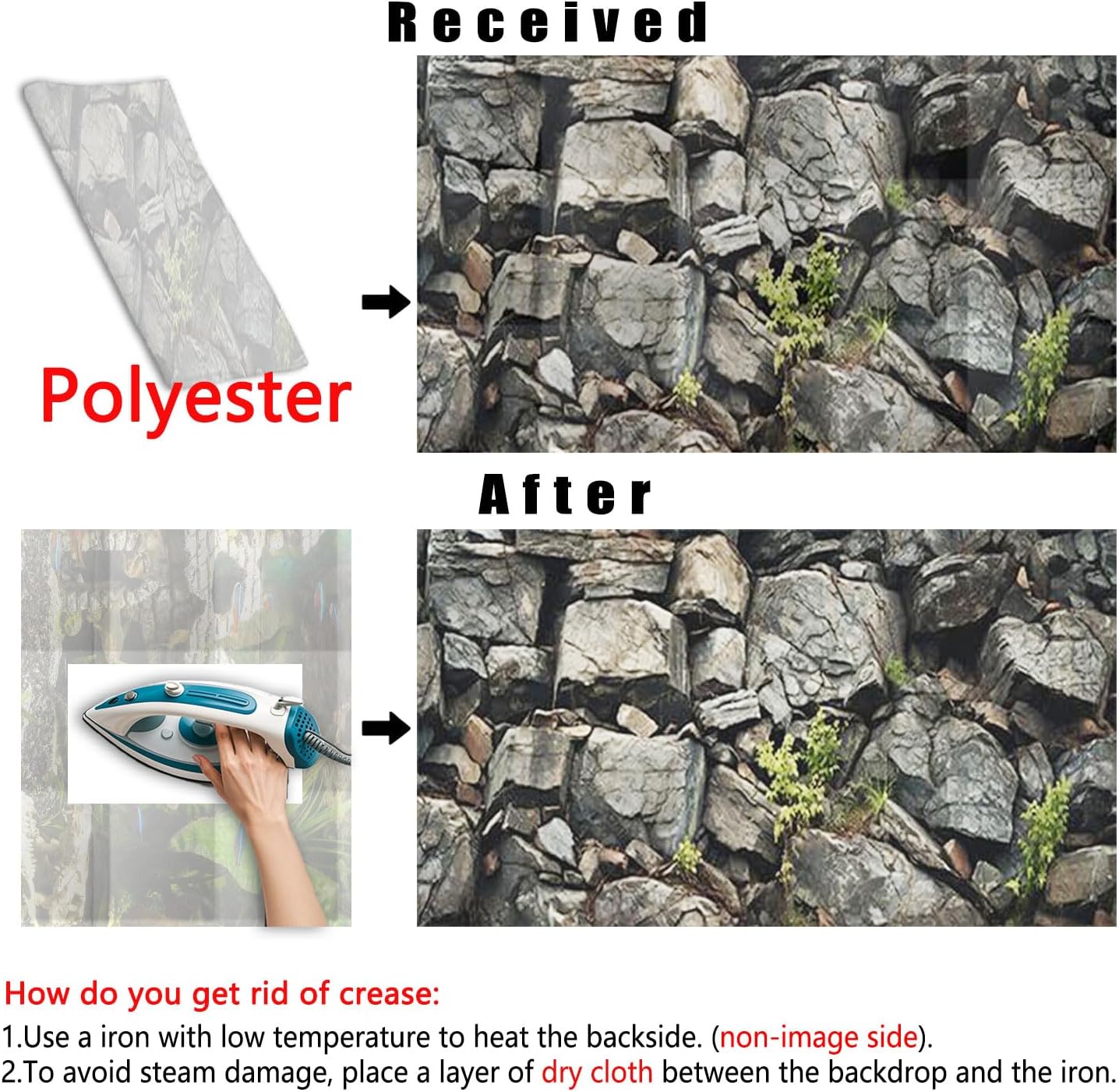 72X18IN Stone Aquarium Background, Rock Fish Tank Background, Natural Rocky Glass Terrarium Background with 8 EVA Double-Sided Tape