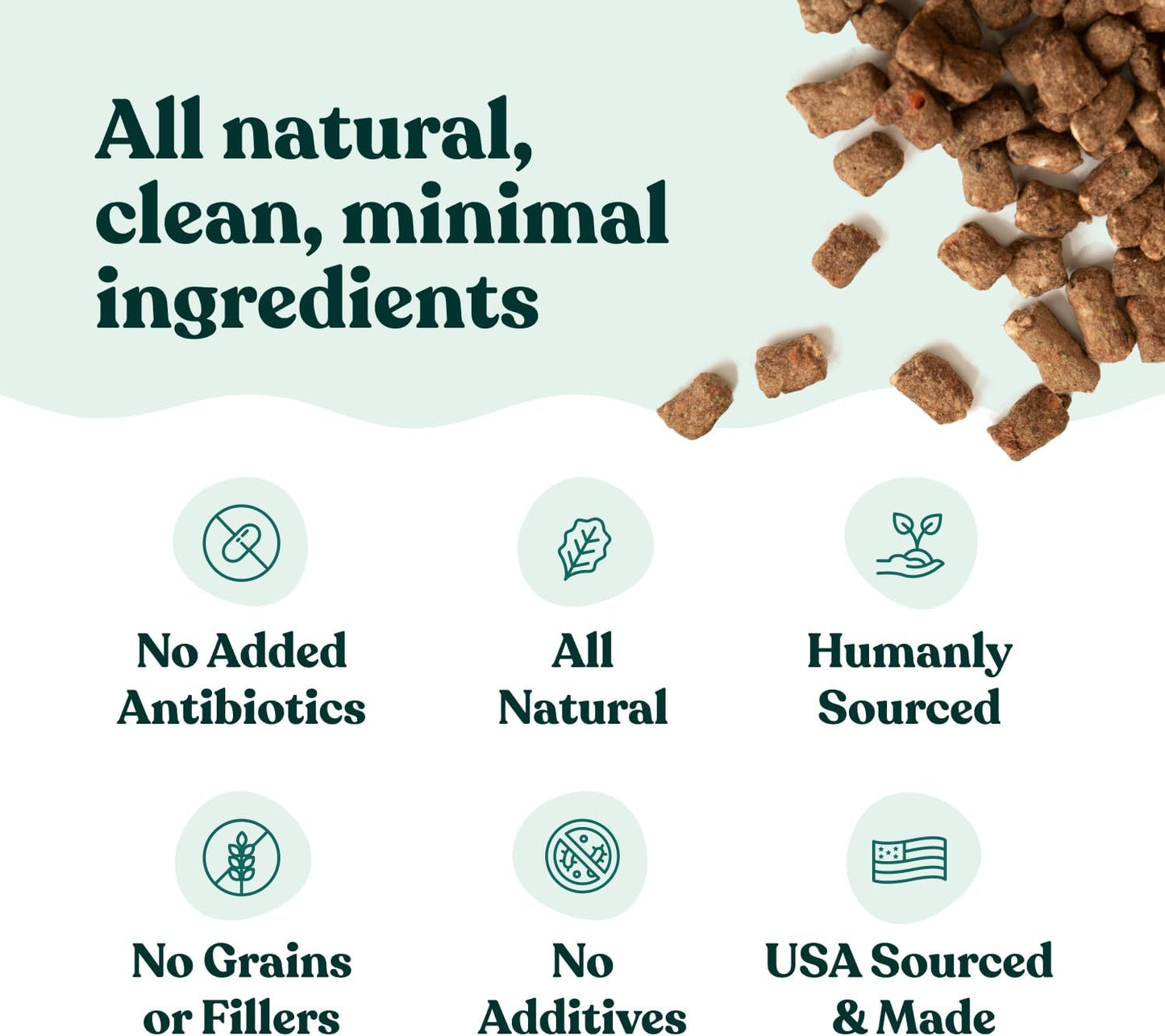 Little Hunter Freeze Dried Fresh Raw Chicken Recipe - Picky Eater-Approved Limited Ingredient Dog Food for All Stages - High Protein, Small Batch, Grain Free, 15 oz