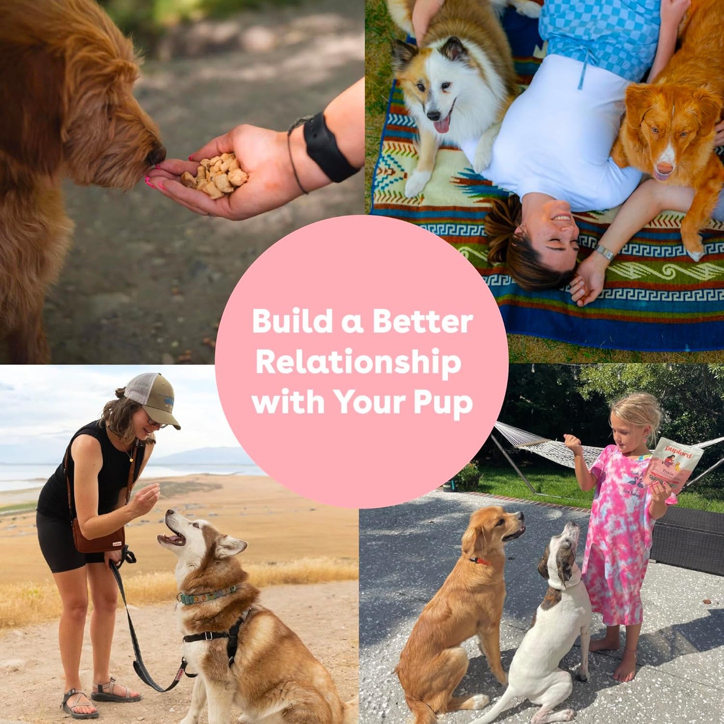 Pupford Freeze Dried Training Treats for Dogs & Puppies, 1400+ Two Ingredient Bites (Salmon, 4 oz, 3 Pack)