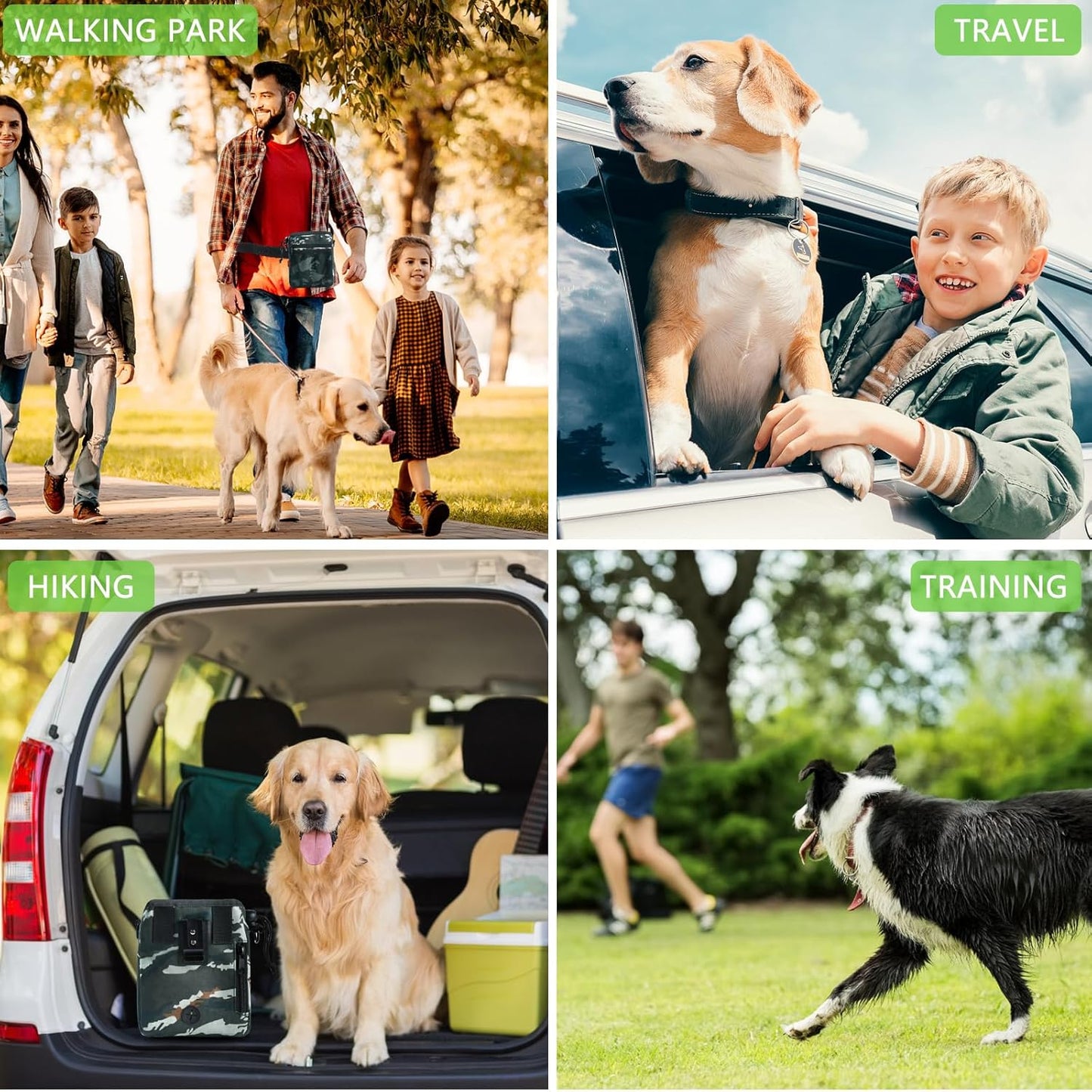 Dog Treat Pouch - 3 Ways to Wear Treat Pouches for Pet Training and 2 Pieces Clicker Taining for Dogs, Dog Training Treat Pouch Bag and Dog Clicker for Training with Waist Belt Shoulder Strap - Camo