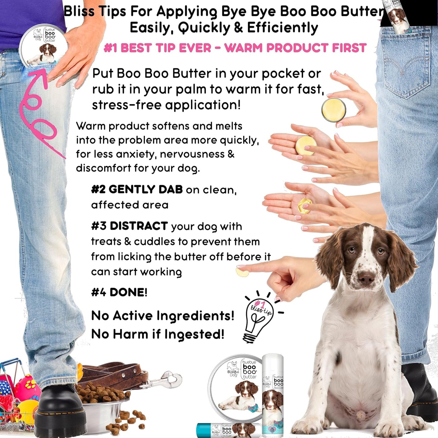 The Blissful Dog Springer Spaniel Boo Butter, 0.15 oz