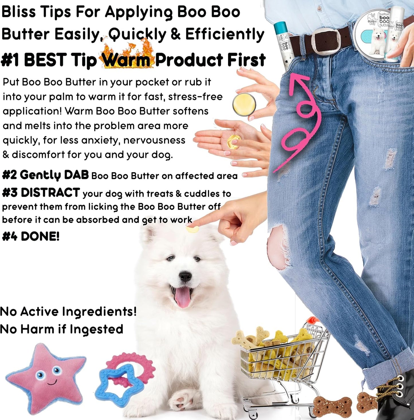 The Blissful Dog Samoyed Boo Butter, 0.50 oz