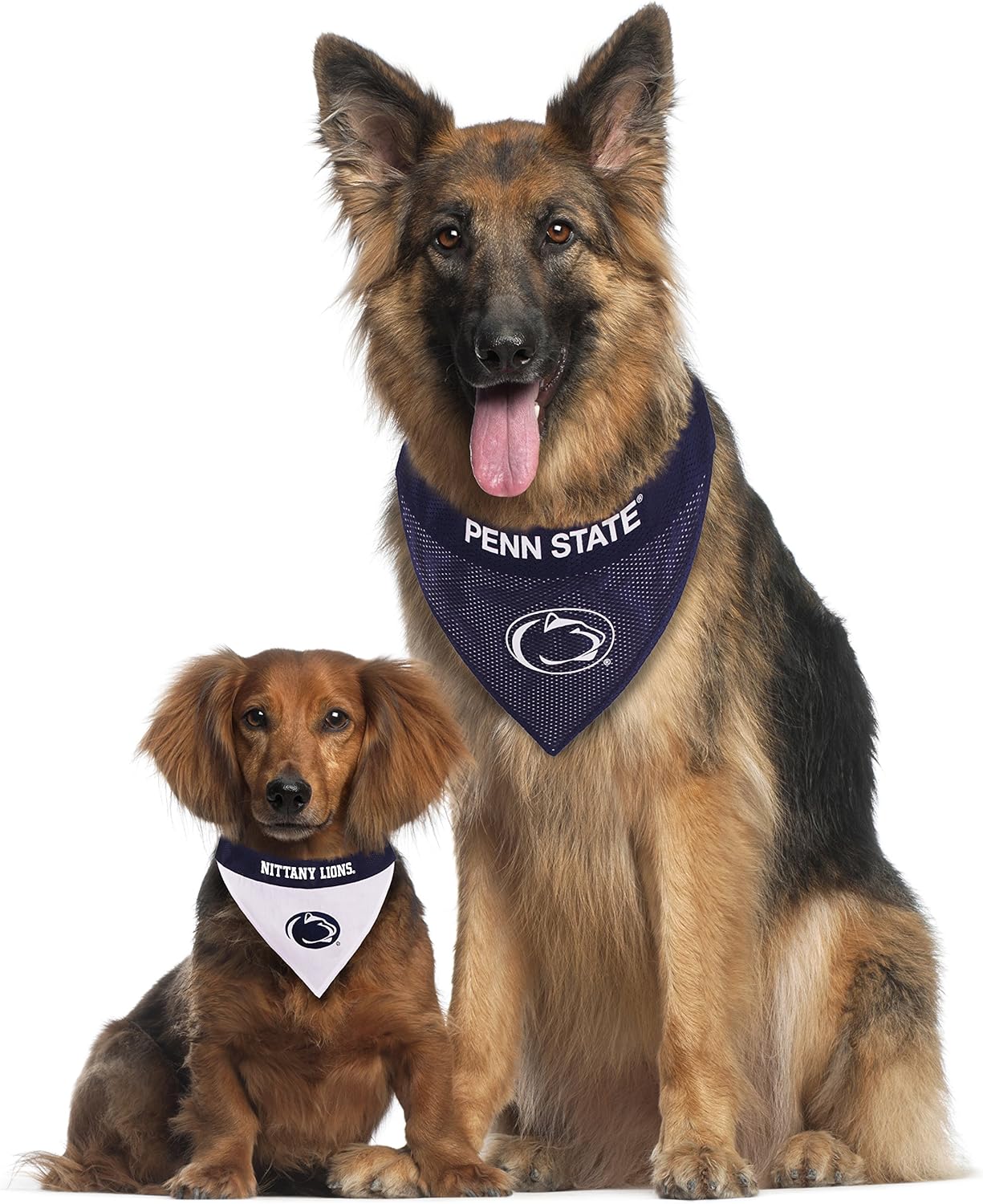 Pets First Collegiate Pet Accessories, Reversible Bandana, Penn State Nittany Lions, Small/Medium