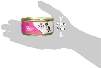 Nulo Trout & Salmon Recipe Pate Wet Canned Cat Food, 5.5 Ounce (Pack of 24)