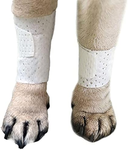 Basic Leg Bandages for Dogs, Cats and Other Pets First Aid Non-Adhesive Fur Friendly - Value 10 Pack (5 Standard, 5 Wide) by PawFlex (XX-Small)