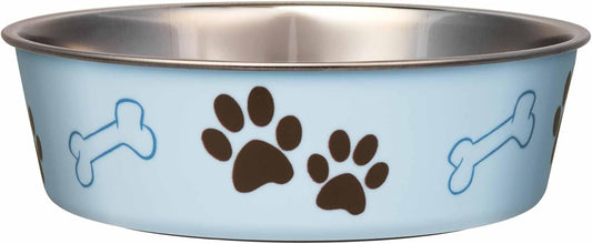 Loving Pets Bella Bowl, Dog Bowl, Extra Large, Murano Blue