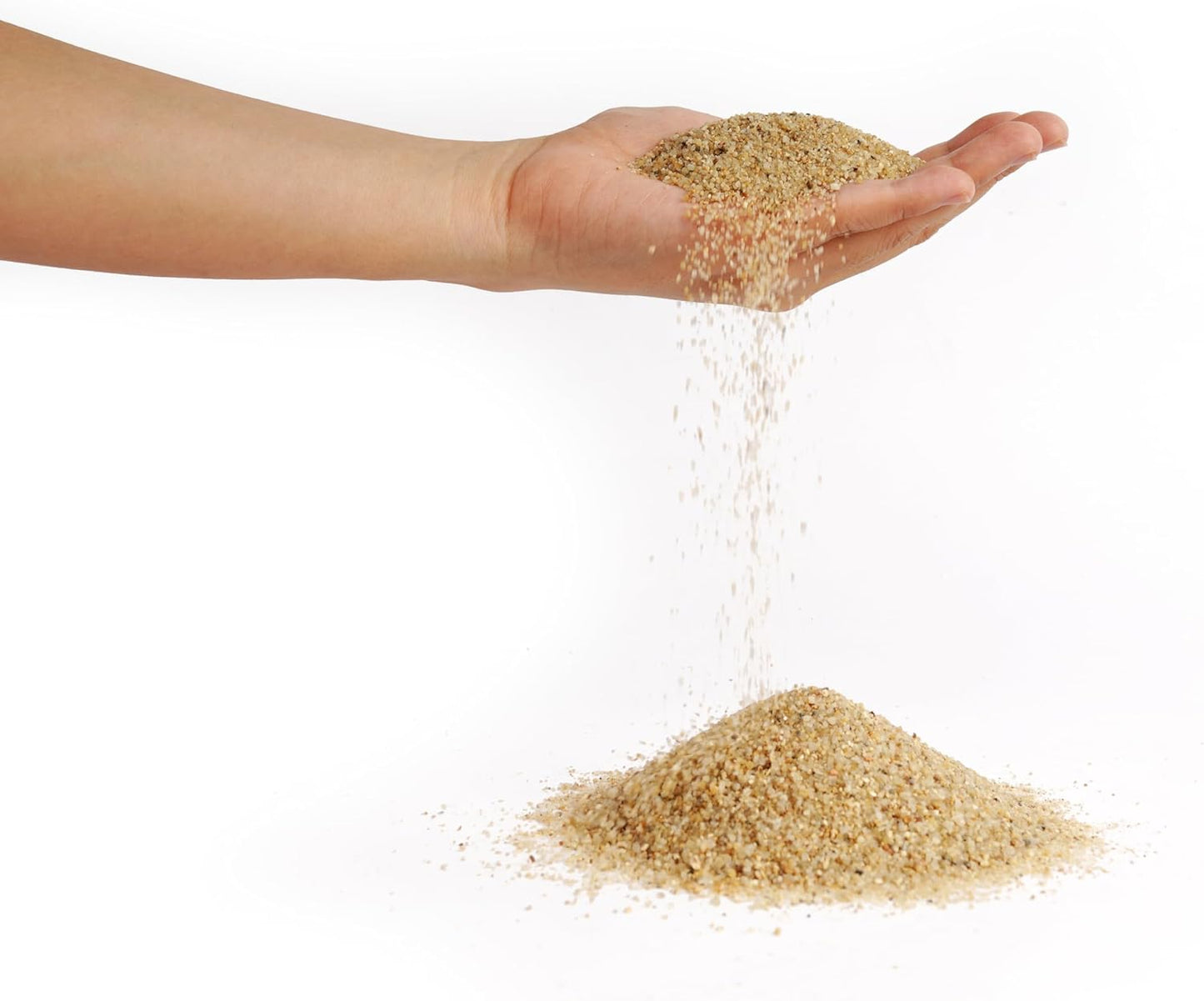 LANDEN Namale Aquarium Sand 2L(Approx 7 lbs), Super Natural for Aquarium Landscaping, Cosmetic Sand for Plant Tank, Fine Grain Natural Color River Sand for Freshwater or Blackwater Biotope Tank