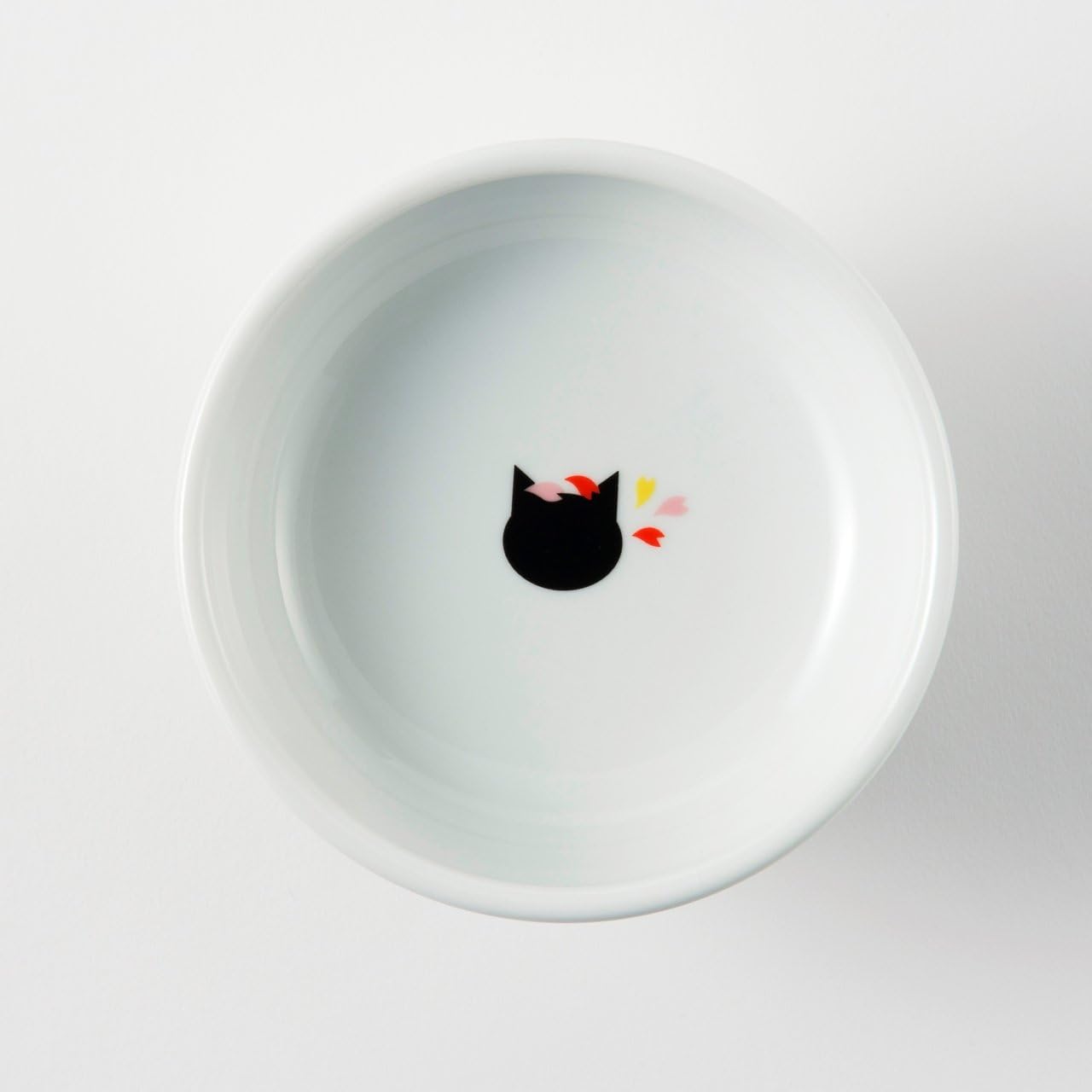 Necoichi Elevated Cat Food Bowl Prevent Neck & Whisker Fatigue, Dishwasher and Microwave Safe, No.1 Seller in Japan! (Sakura, Regular)