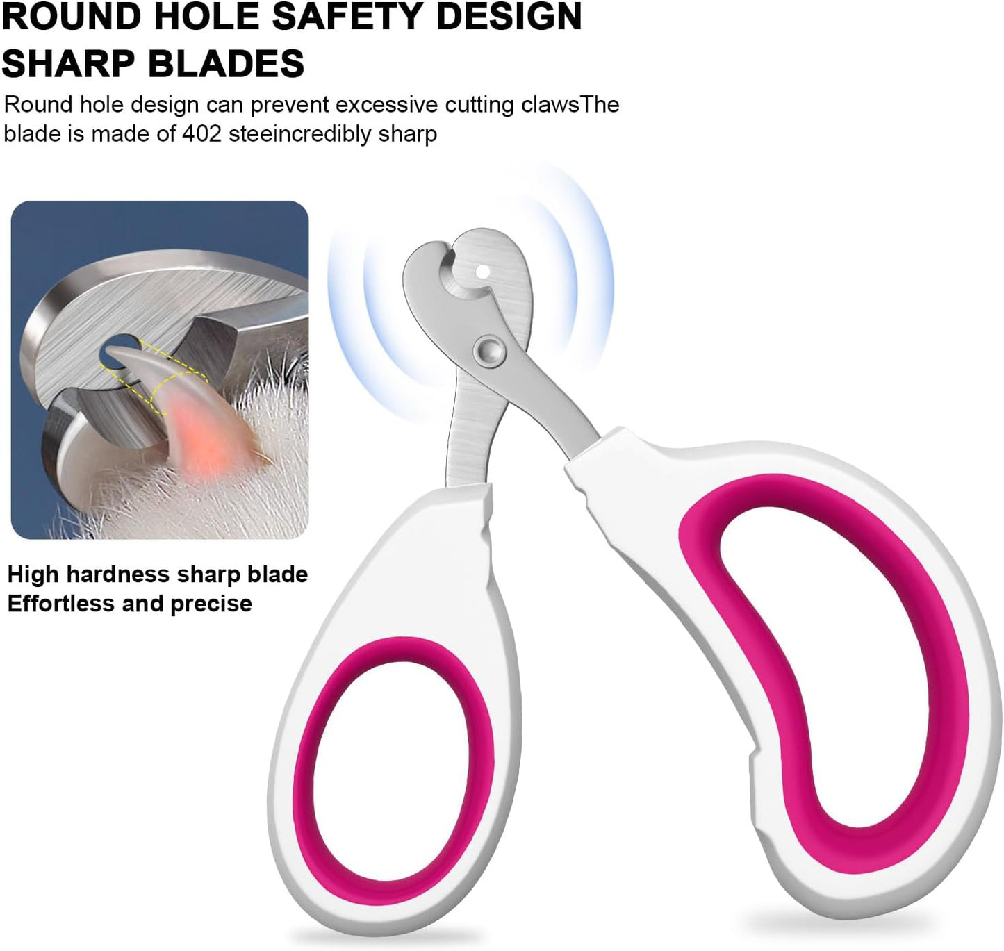 Cat Specific Nail Clipper, Avoiding Excessive Cutting, Suitable for Beginners. It Can Also be Used for Small Animals Such as Birds, Hamsters, Rabbits, Hedgehogs, Ferrets, Guinea Pigs, Etc.