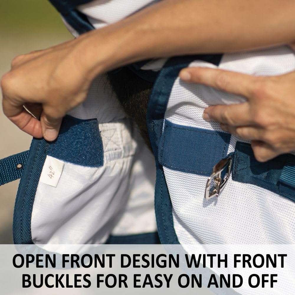 Schneiders Soft Interlock Mesh II Horse Fly Sheets | Superior UV & Insect Protection | Versatile Euro Fit Option | Reflective Safety Design