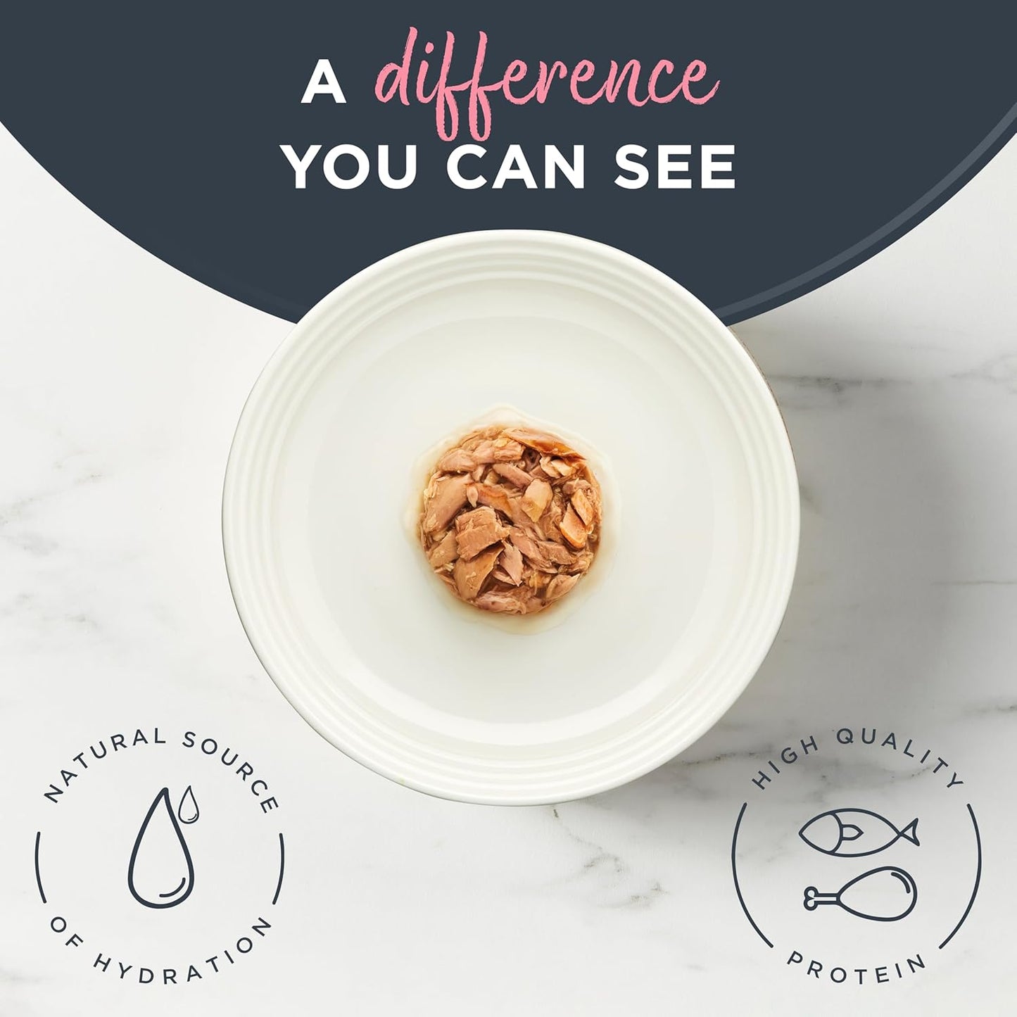 Reveal - Grain Free | Wet Canned Cat Food | 2.47oz - 24 Pack - Premium Nutrition, 100% Natural, No Additives, and Limited Ingredients (Tuna with Salmon in Gravy)