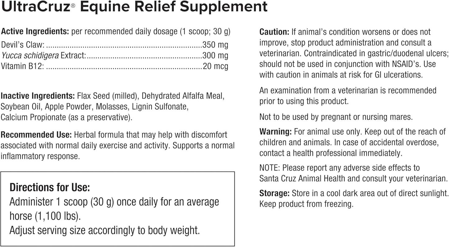 UltraCruz® Equine Relief Supplement, 10 lb
