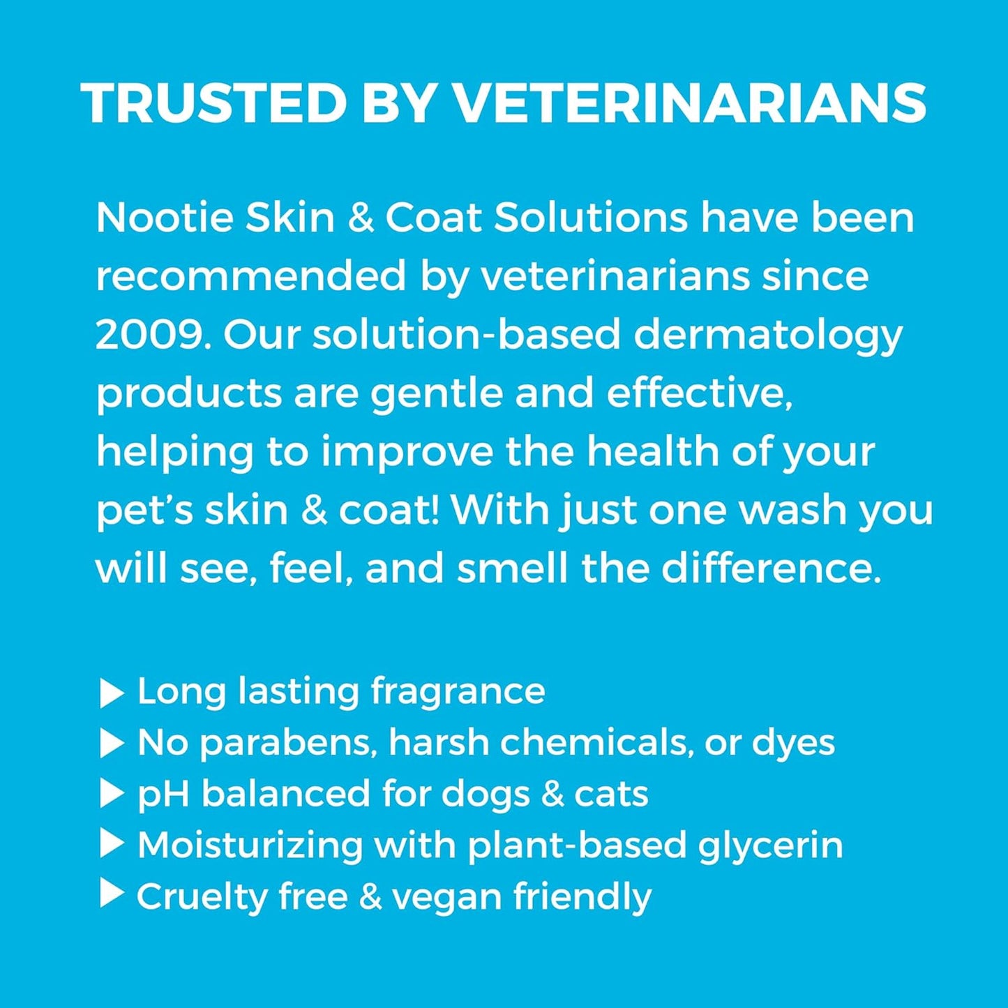 Nootie - Pet Shampoo for Sensitive Skin - Revitalizes Dry Skin & Coat - Natural Ingredients - Gentle Dog Shampoo - Cleans & Conditions