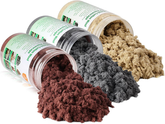 Cotton Wool for Aquascape- Gap Filler Cotton for Rocks & Wood | Aquarium Safe Bonding Material | Secure Adhesive Helper (Light Yellow(Dragon Stone Color))