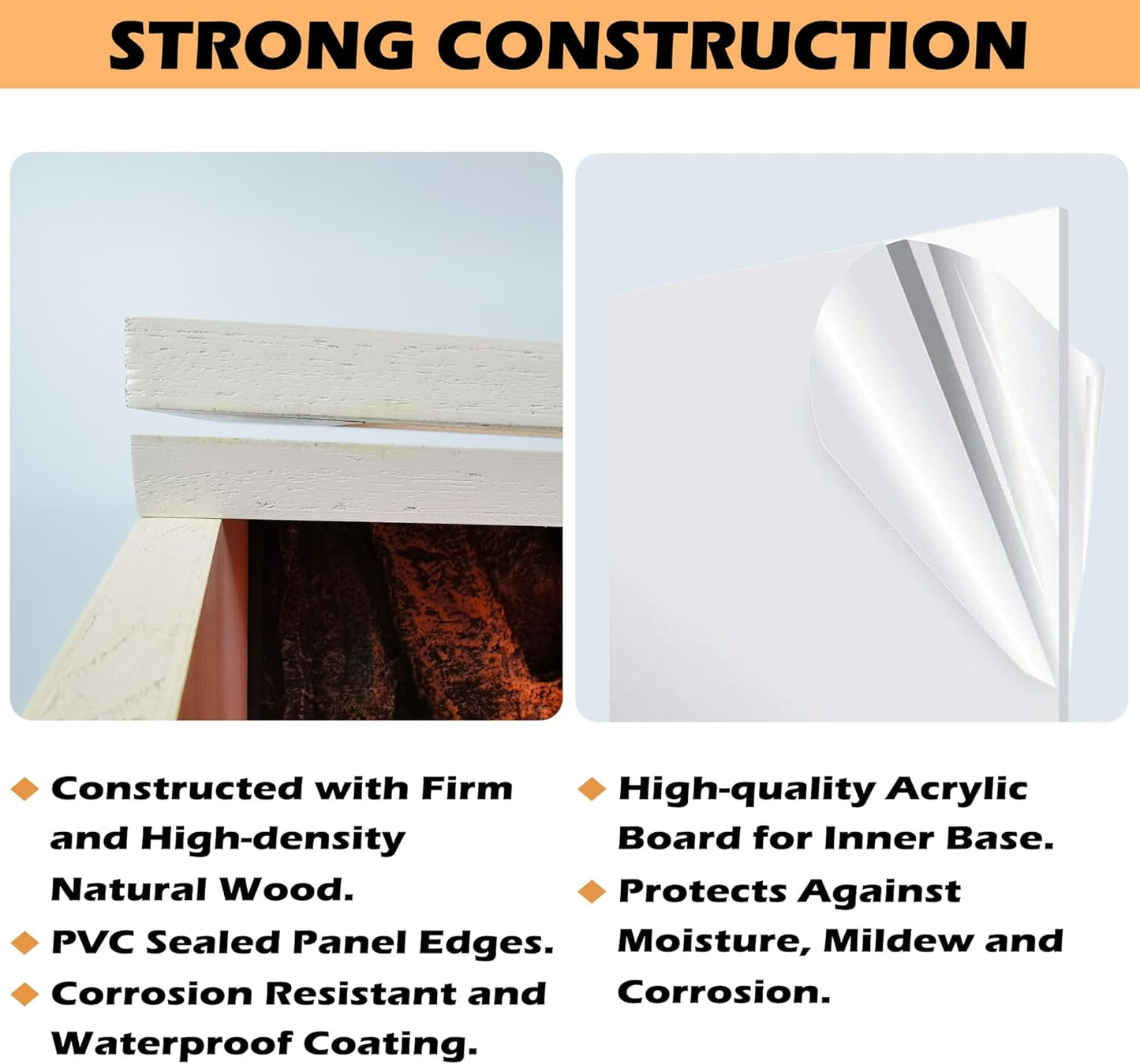 Prolee Bearded Dragon Tank 70 Gallon, Reptile Enclosure, Snake Tank, Reptile Terrarium, Built-in Light Fixtures with Switch, 48" L x 20" H x 20" D