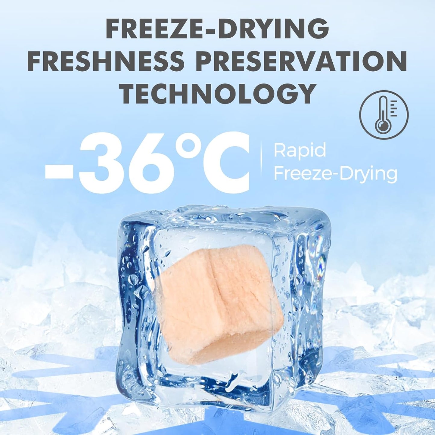 Freeze Dried Cats & Dogs Raw Treats, All Natural Single Ingredient Chicken Breast, High Protein Healthy Pet Training Treats or Food Topper, 3.5 oz