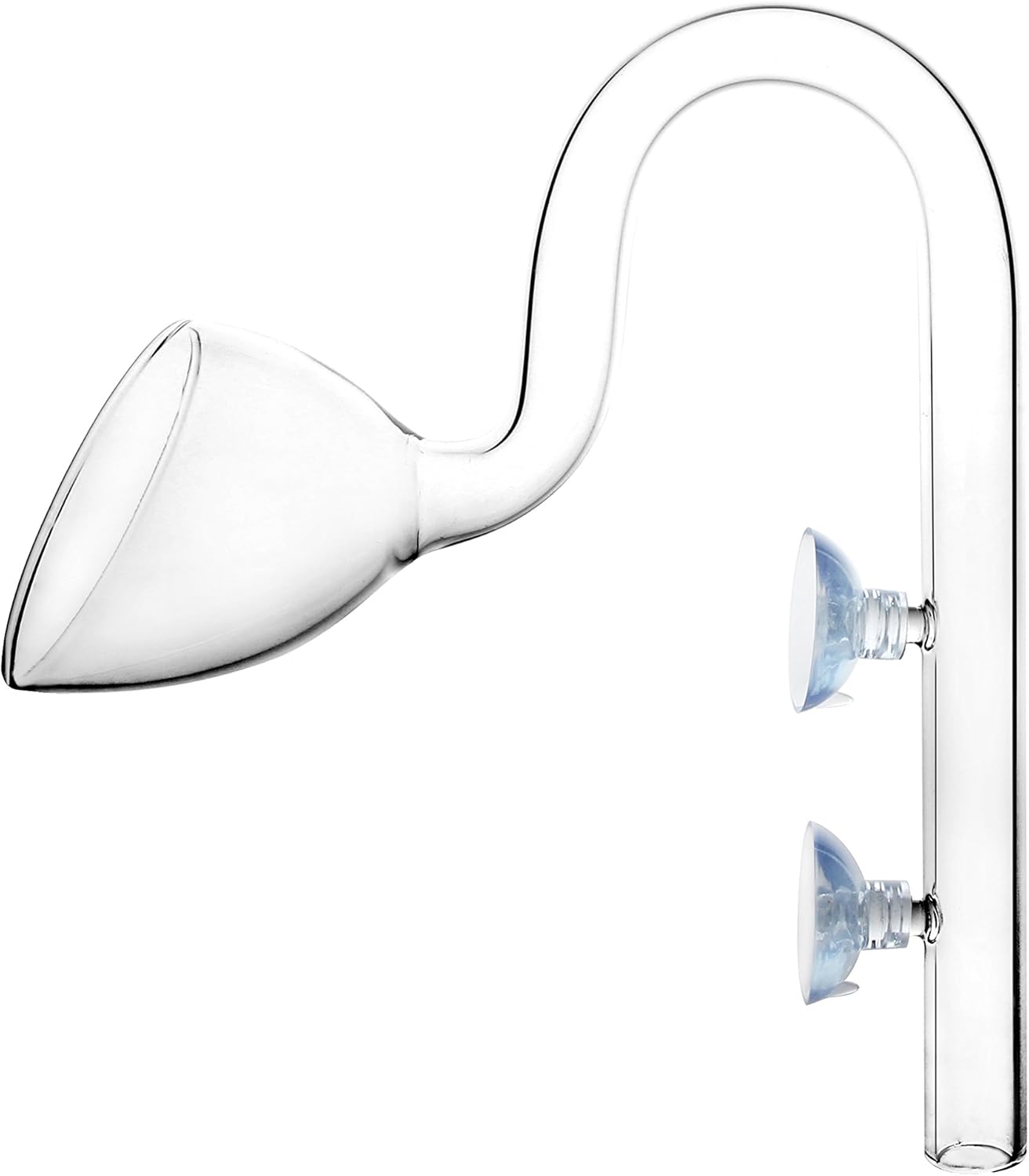 Glass Lily Pipe Outflow for Aquarium Planted Tank (20mm for 19/25mm (3/4" ID) tubing)