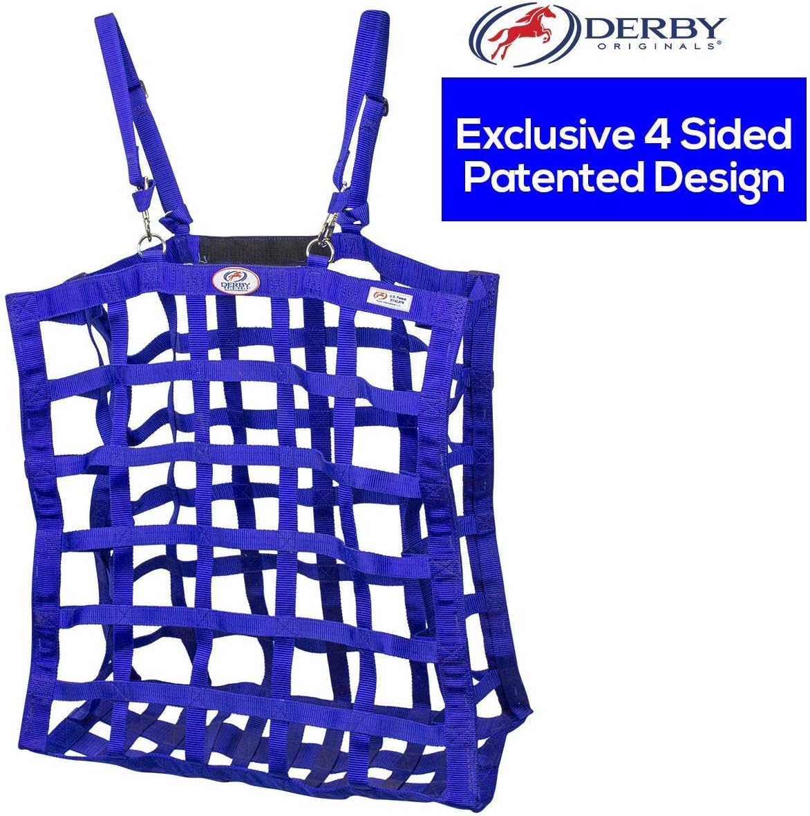 Derby Originals Easy Feeder Horse Hay Bag with Super Tough Bottom and 1 Year Warranty