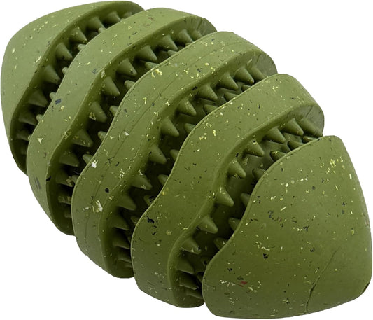 Max Fusion with Nike Grind, Arlee Spiro Football Treat Dispensing Dog Toy, Durable Dog Treat Toy, M