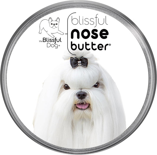 The Blissful Dog Maltese Unscented Nose Butter - Dog Nose Butter, 16 Ounce