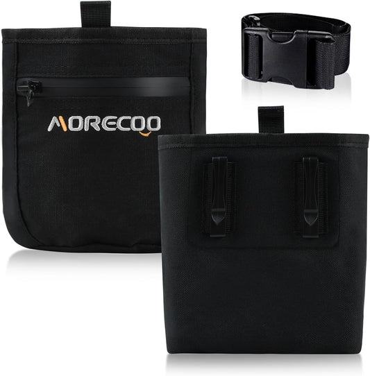 SZO Dog Treat Pouch with Magnetic Closure, Treat Pouches for Pet Training, Dog Training Treat Bag with Belt 3 Ways to Wear Dog Treat Carrie,Hands-Free Training - Black