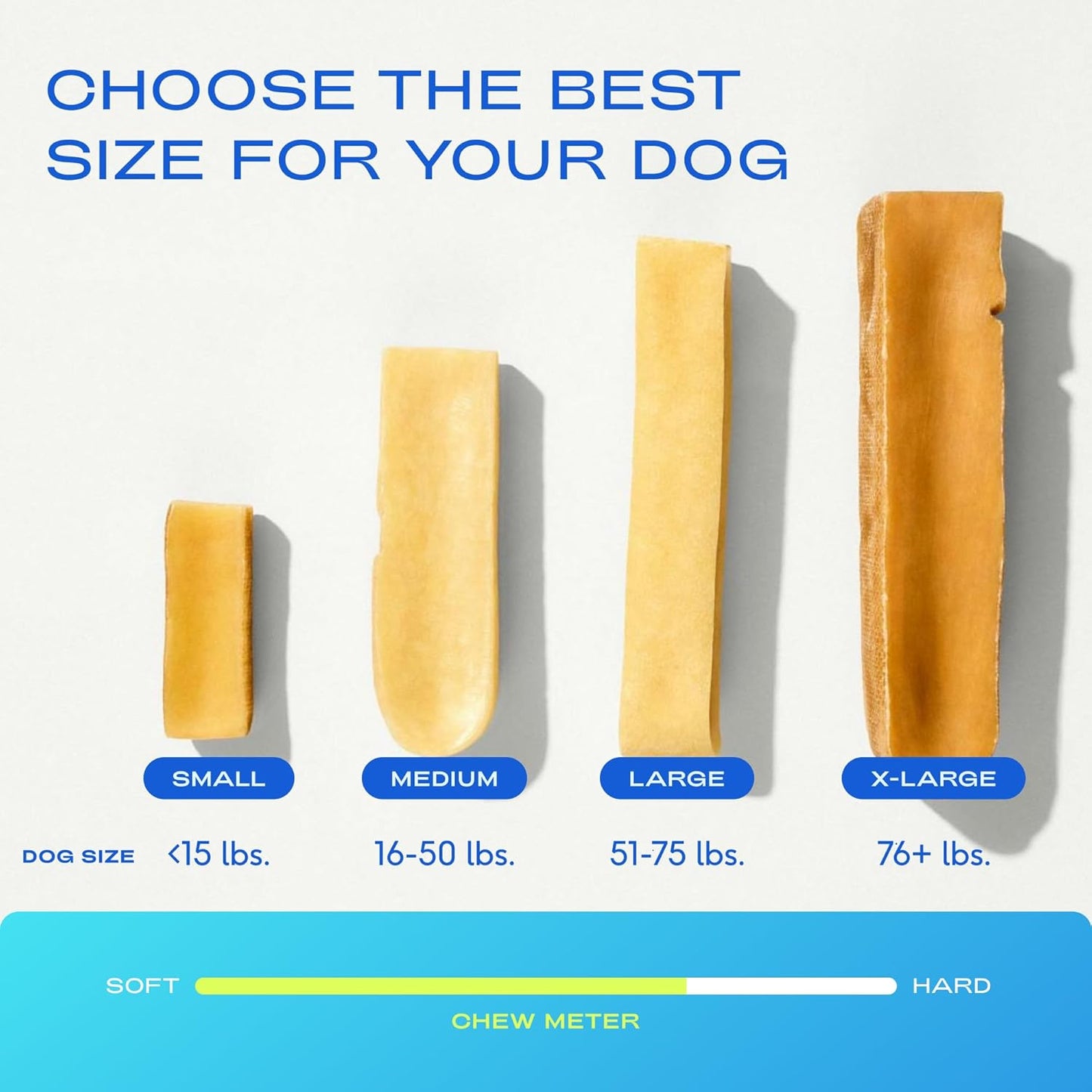 Native Pet Yak Cheese Himalayan Dog Chews - Long Lasting Dental Sticks for Medium Breeds – 100% All Natural Himalayan Yak Chews for Medium Dogs – Cheese Bone for Aggressive Chewers - 3 Per Pack