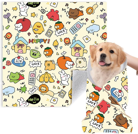 Cat Grooming Wrap, [XXL] Cat Restraint Wrap for Nail Clipping, Ear Cleaning, and Teeth Brushing, Self-Adherent, Anti-Bite, Anti-Scratch, Anti Scratch