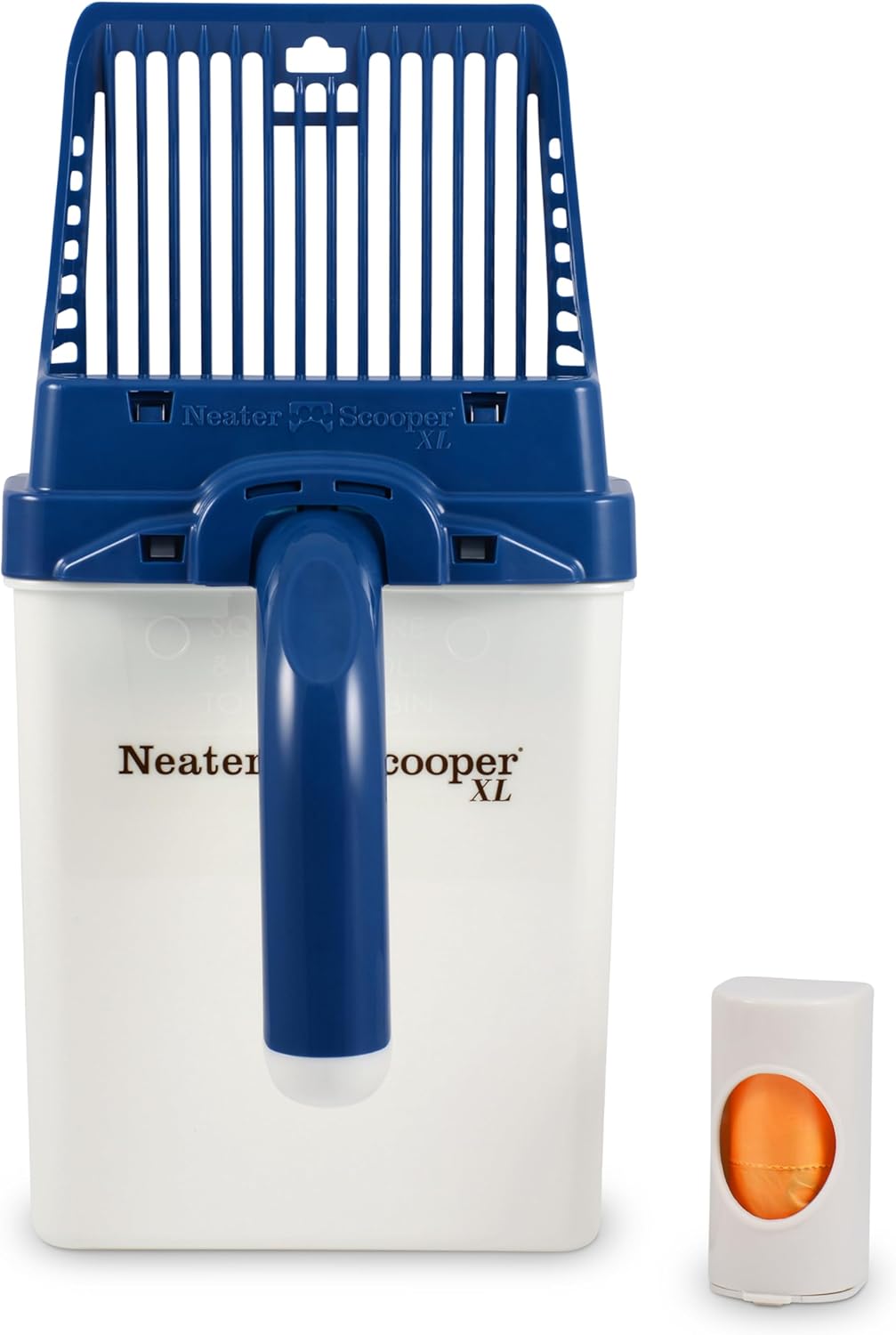 Neater Pet Brands Neater Scooper XL Cat Litter Scoop, 15 Refill Bags – Extra-Large Capacity Mess-Free Cat Litter Scooper with Bag for Large & Multiple Cats, Spill-Proof Litter Box Scooper with Holder