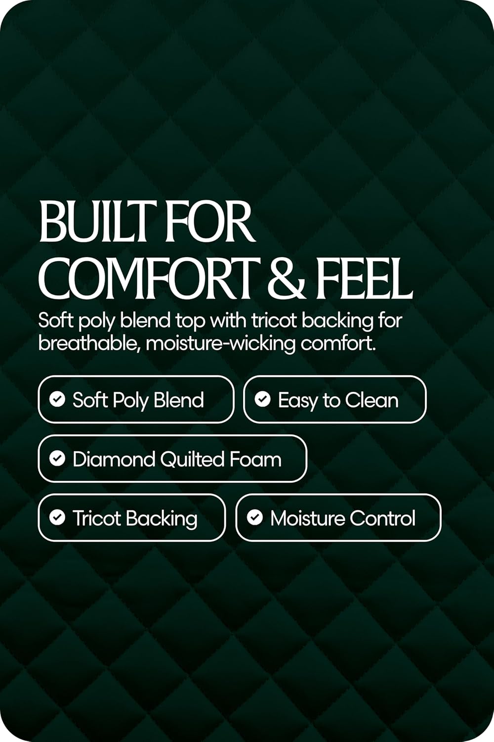 Equinavia Harstad Dressage Saddle Pad | Classic & Durable | Moisture-Wicking Tricot Backing