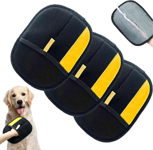 Pet Hair Removal Glove,Kivori Pet Grooming Gloves,Cat Grooming for Hair Removal,Versatile Reusable Pet Hair Remover Glove