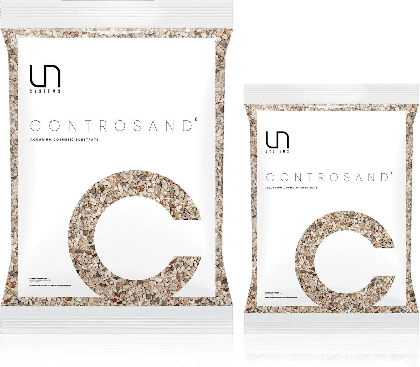 Ultum Nature Systems Controsand Tahoe Aquarium Sand (8L) - Aquarium Sand for Freshwater Tank - Substrate for Live Freshwater Shrimp - Substrate for Planted Aquarium - Versatile Aquarium Substrate