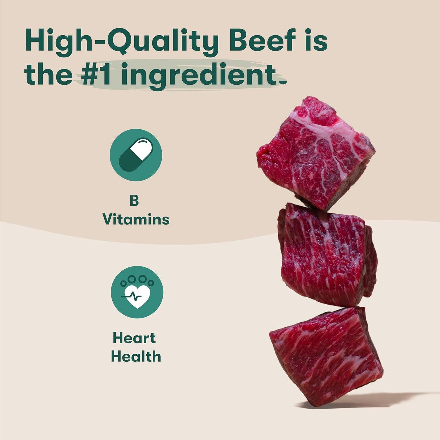 Jinx Beef Dog Training Treats - Healthy All-Natural Mini Bite-Sized Dog Treats for Training with Grass-Fed Beef - Pet Products for All Dogs (Puppies, Adults & Seniors) - 4oz