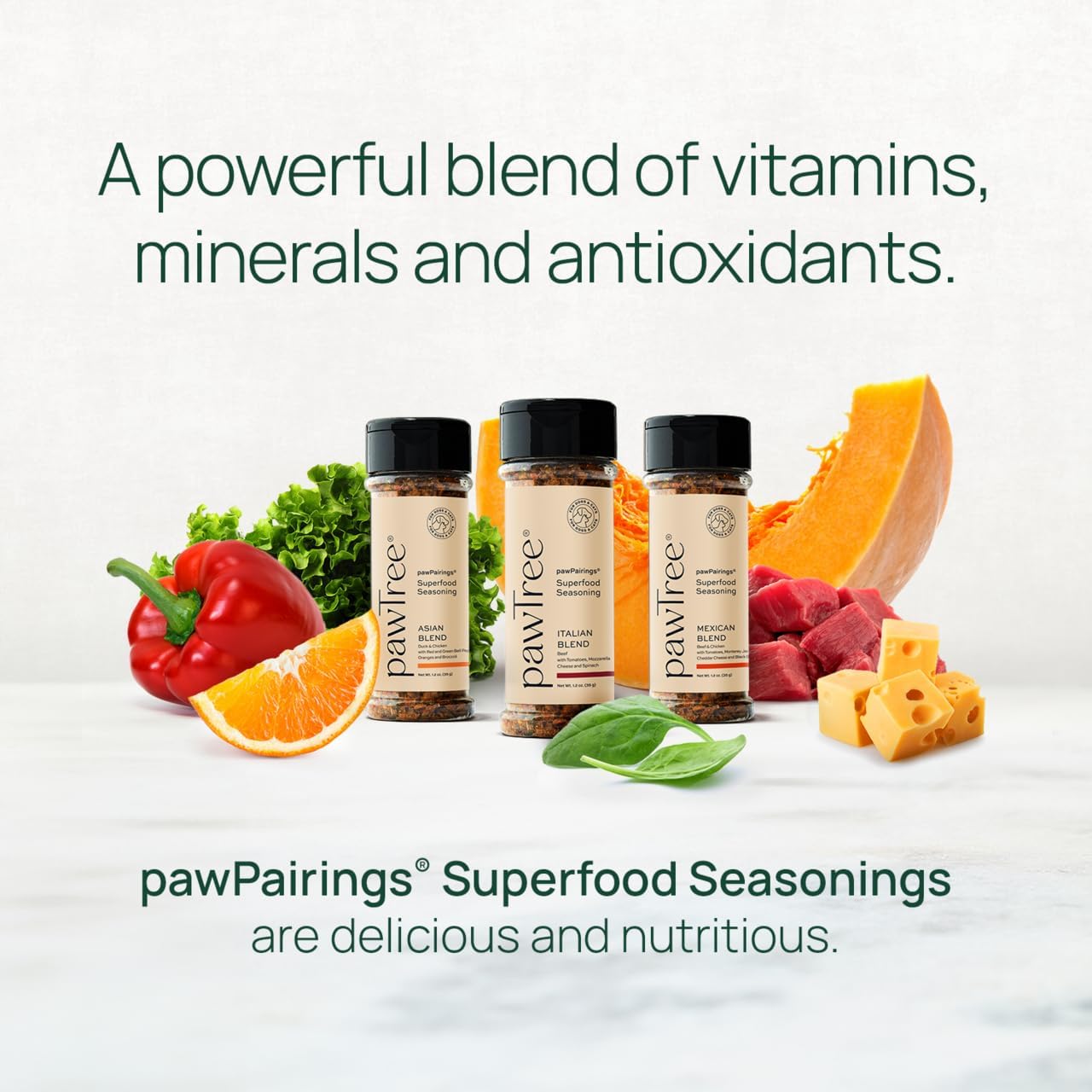 pawTree Healthy Food Toppers for Dogs & Cats - Appetite Booster With Freeze-Dried Proteins. Delicious Pet Food Seasonings and Flavor Enhancer for Picky Eaters & Appetite Stimulation