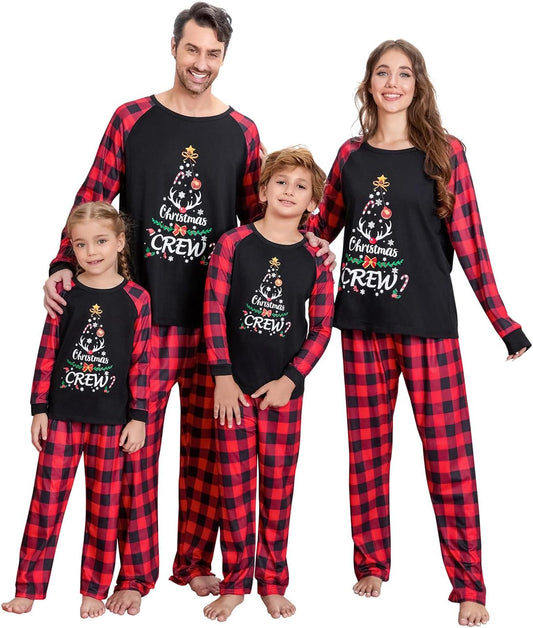 Matching Family Christmas Pajamas Set - Xmas Sleepwear PJs