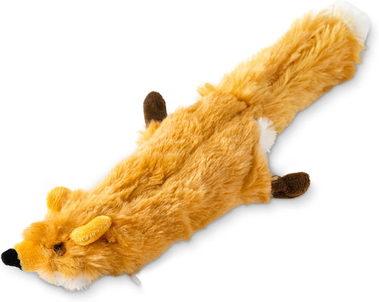 SPOT Flippin’ Skinneeez Fox - Interactive Cat Toy with Catnip - Touch Activated Flopping, Wiggling, Moving Toy for Cats and Kittens, USB Rechargeable, Washable, Large Size for Cats to Hug and Kick
