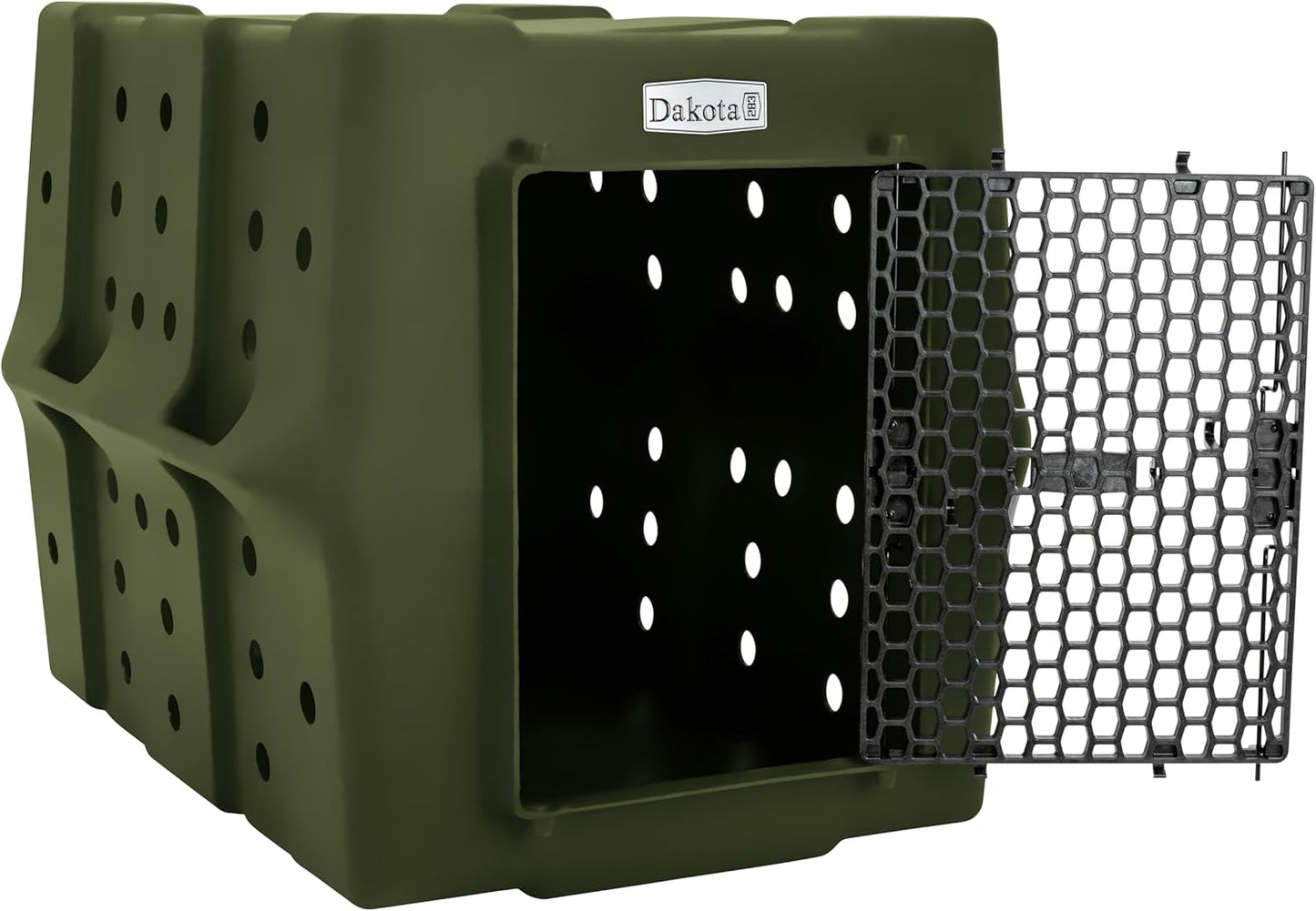 Dakota 283 Crate - Canine Rough and Tough Economy Kennel (Olive, Large)