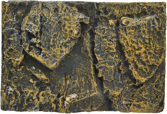 PINVNBY Rock Terrarium Background,3D Bearded Dragon Tank Backgrounds Wall Reptile Stereo Backdrop Amphibian Habitat Climbing Board Decoration Aquarium Background Decor for Reptiles Lizard Fish Frog