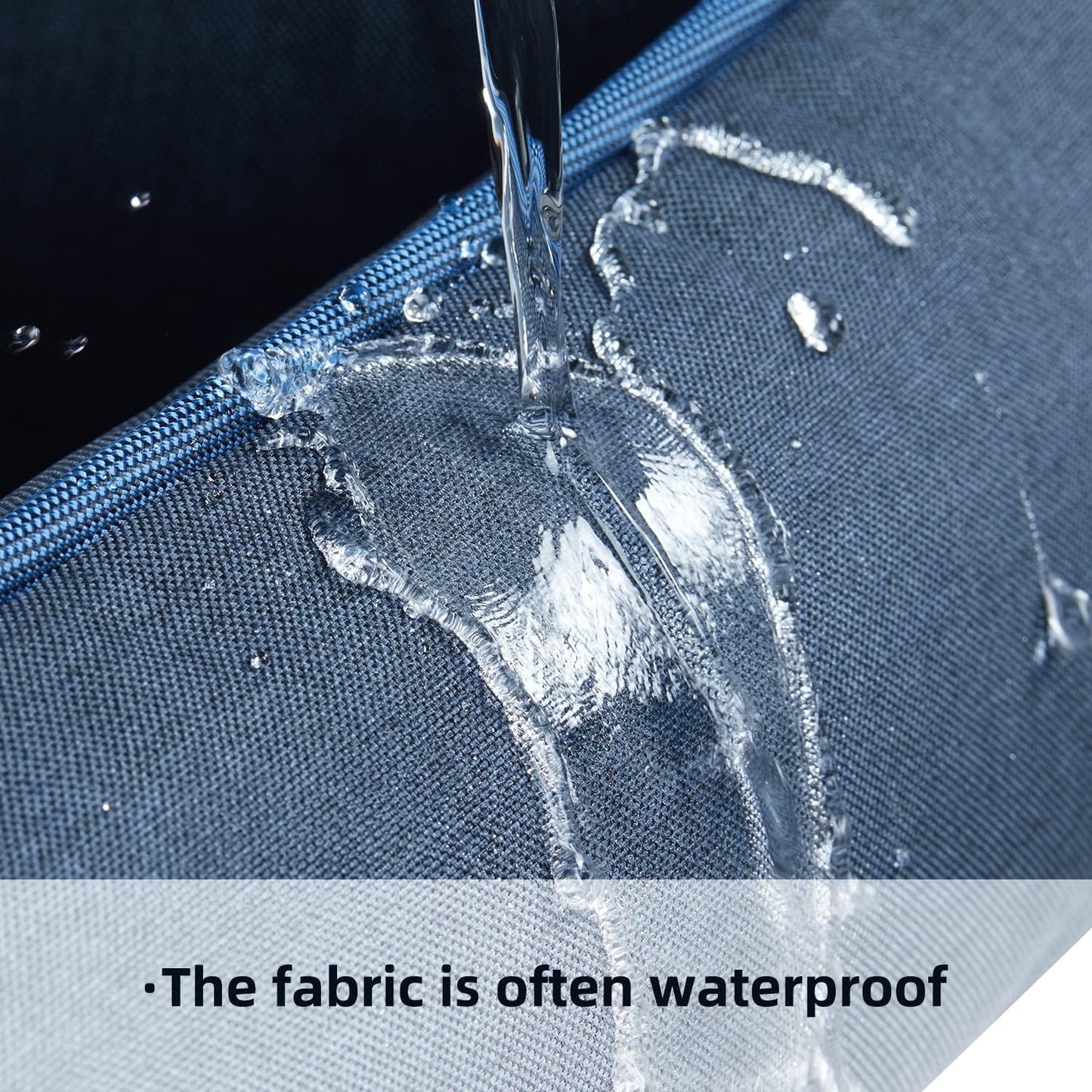 Orthopedic Dog Beds for Medium Dogs, Durable Egg Crate Foam Sofa Dog Bed wit Washable Removable Cover,Waterproof Lining,Pet Bed for Large Dogs (Peacock Blue, 39.4" L x 31.5" W x 7.4" Th)