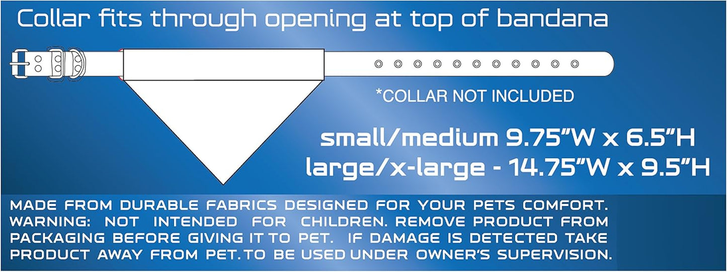 Pets First Collegiate Pet Accessories, Reversible Bandana, Arizona State Sun Devils, Small/Medium