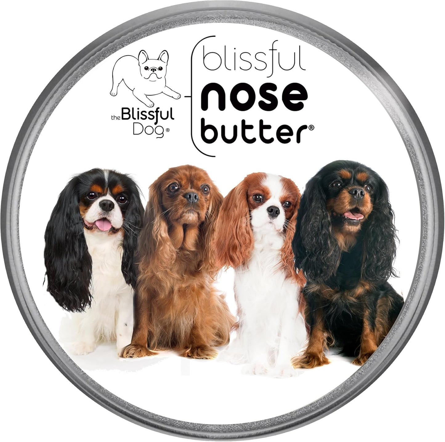 The Blissful Dog Cavalier King Charles Spaniel Unscented Nose Butter - Dog Nose Butter, 4 Ounce