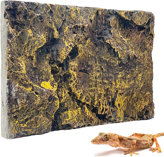 Hamiledyi Rock Terrarium Background Reptile Tank Backgrounds Snake Habitat Decoration Leopard Gecko 3D Wall Backdrop Aquarium DéCor Backgrounds for Lizards Bearded Dragons Tortoises Tree Frogs