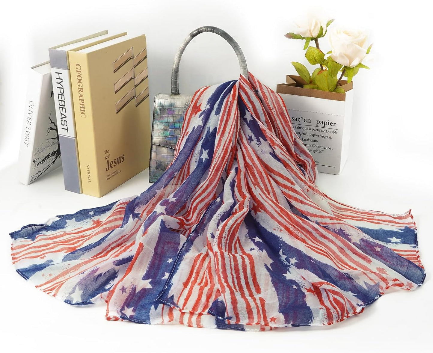 E-Clover Fashion Scarf for Women Lightweight Scarves Shawl Wrap for Spring/Summer Winter