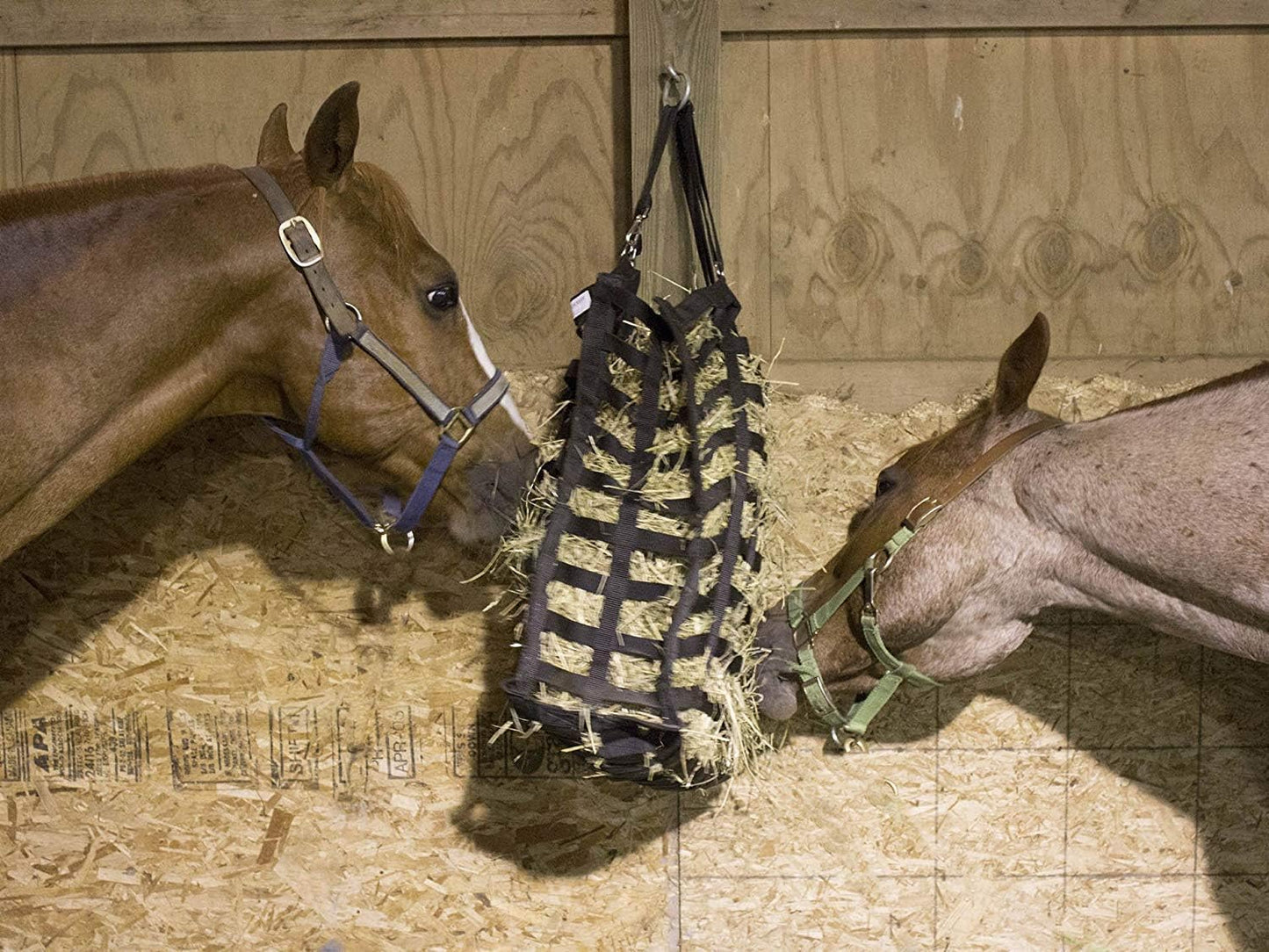 Derby Originals Supreme 4-Sided Slow Feed Hay Bag – Patented, 1-Year Warranty, 3.5" & 1.75" Openings
