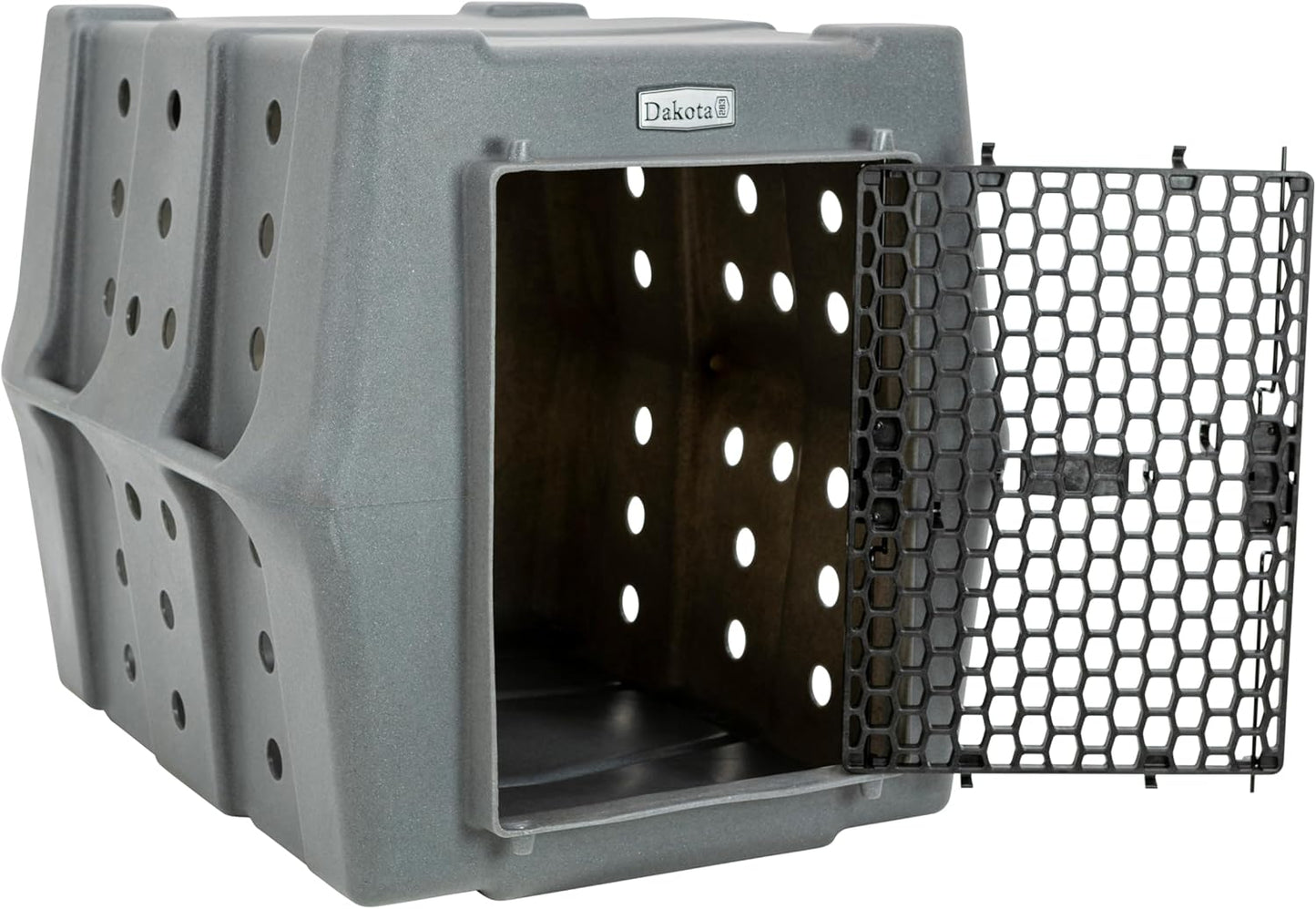 Dakota 283 Crate - Canine Rough and Tough Economy Kennel (Dark Granite, Intermediate)