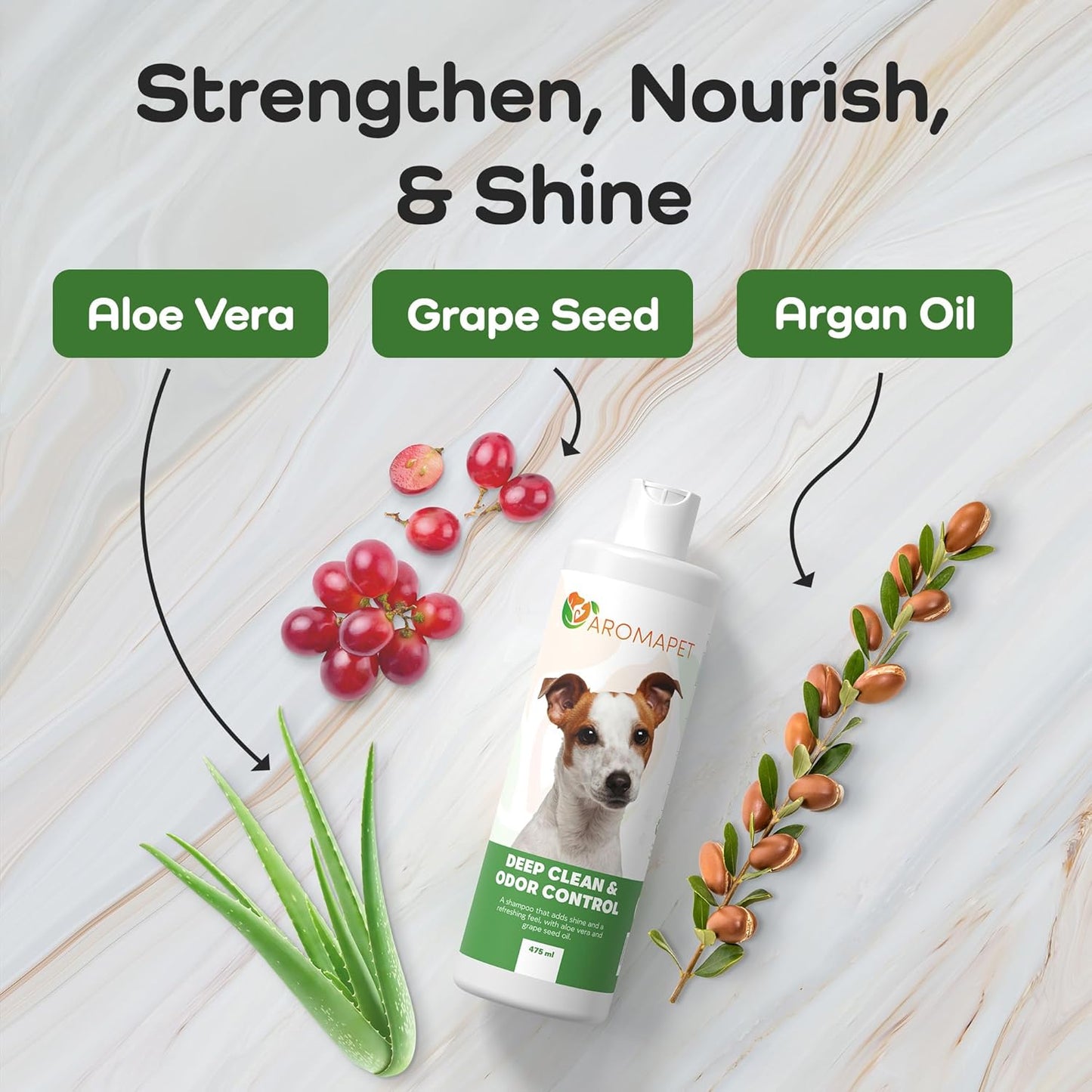 Sensitive Care -Tangle-Free-Silky Shine Softening and detangling Shampoo, Delicate Coat Clean & Odor Control Shampoo – Advanced Shine Formula for Dogs (Jack Russell, 16 Fluid Ounces)