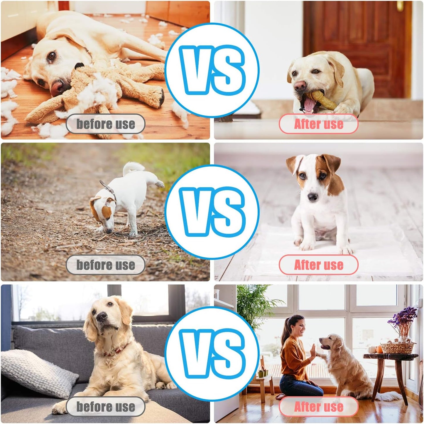 Dog Clicker for Training, 2 Pack Dog Training Clicker, Clicker Dog Training with Wrist Strap, Pet Training Clicker, Perfect for Dog Cat Puppies Behavioral Training (Red and Yellow)