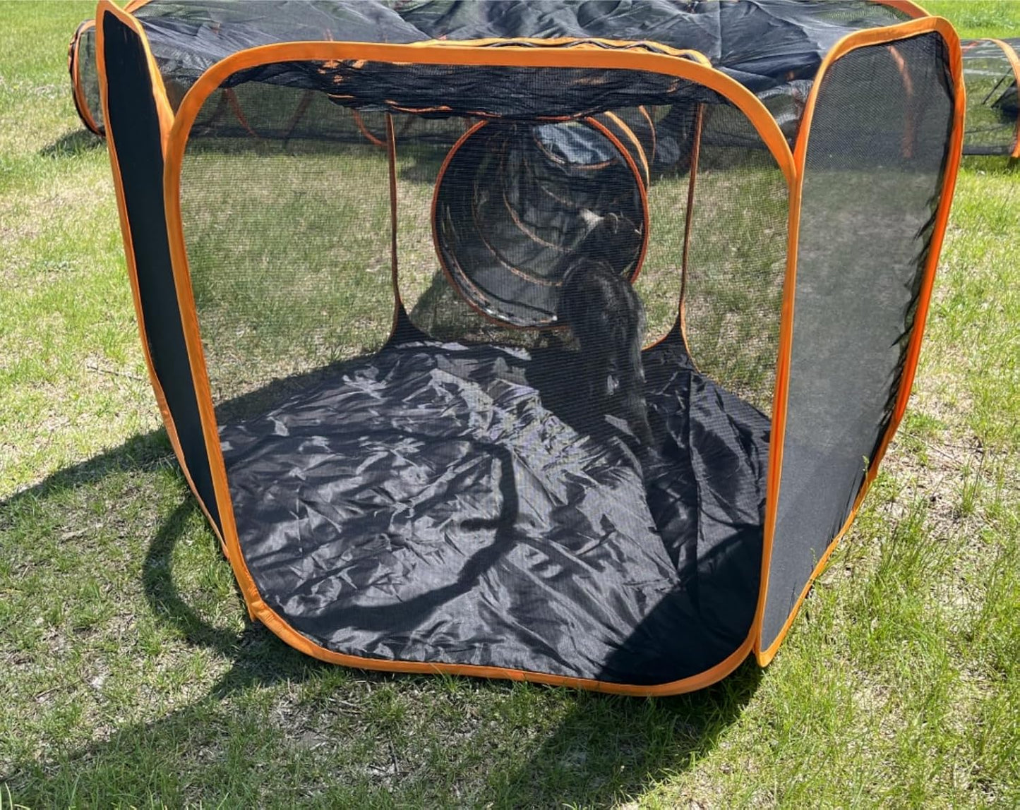 Catio Outdoor Cat Enclosures for Indoor Cats, 6-in-1 Outside Large Playground Include Portable Cat Tent, for Cats and Other Pets