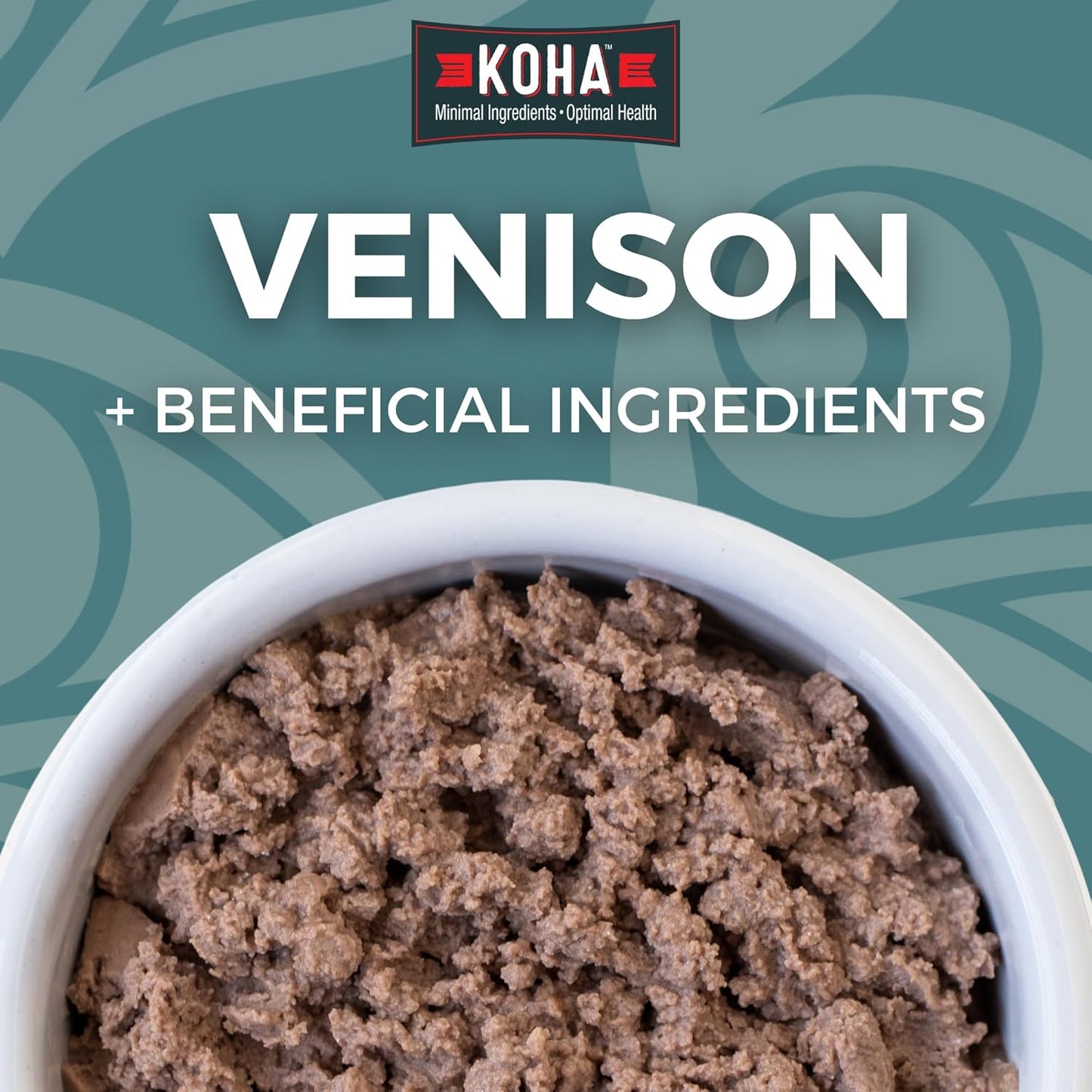 KOHA Limited Ingredient Diet Venison Paté for Cats - Single Meat Cat Food for Sensitive Stomachs - Paté Venison Cat Food with No Fillers - 3 oz Pack of 24